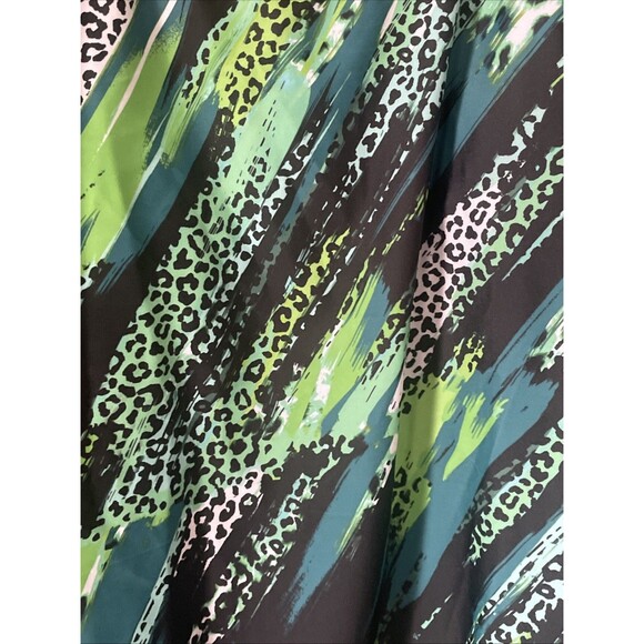 Summer Mae Women's Sz 16 Green Black White Straps Tankini Swim Top NWT - Picture 2 of 9